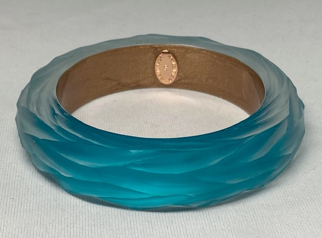 LG260 Alexis Bittar aquamarine lucite bangle